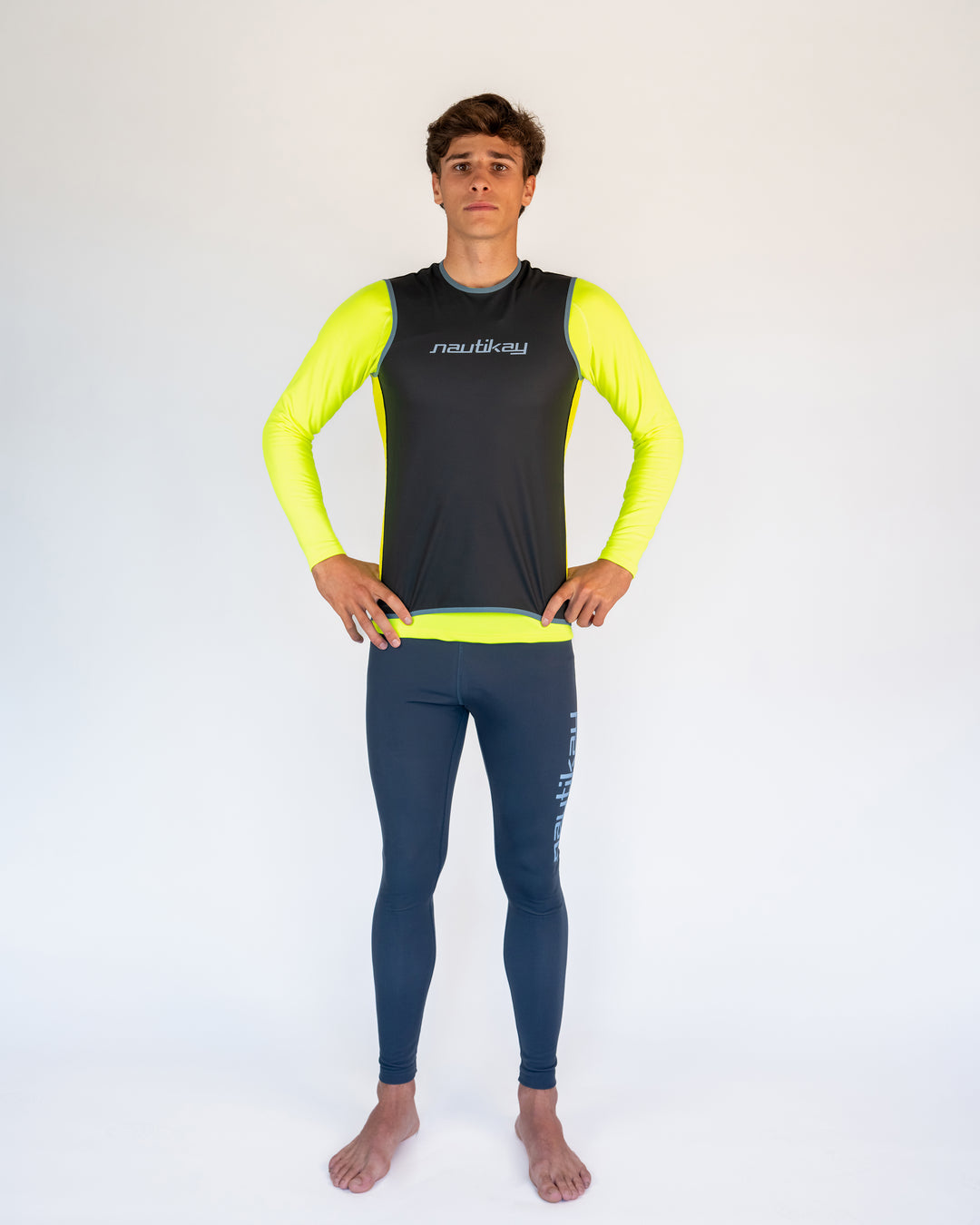 Corta-Vento Preto/Amarelo Protection Paddler